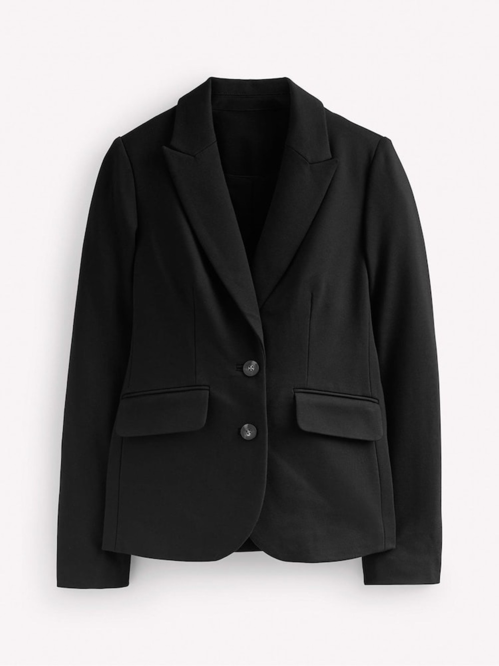 Boden The Marylebone Ponte Tailored Blazer, Black - Size 2R
